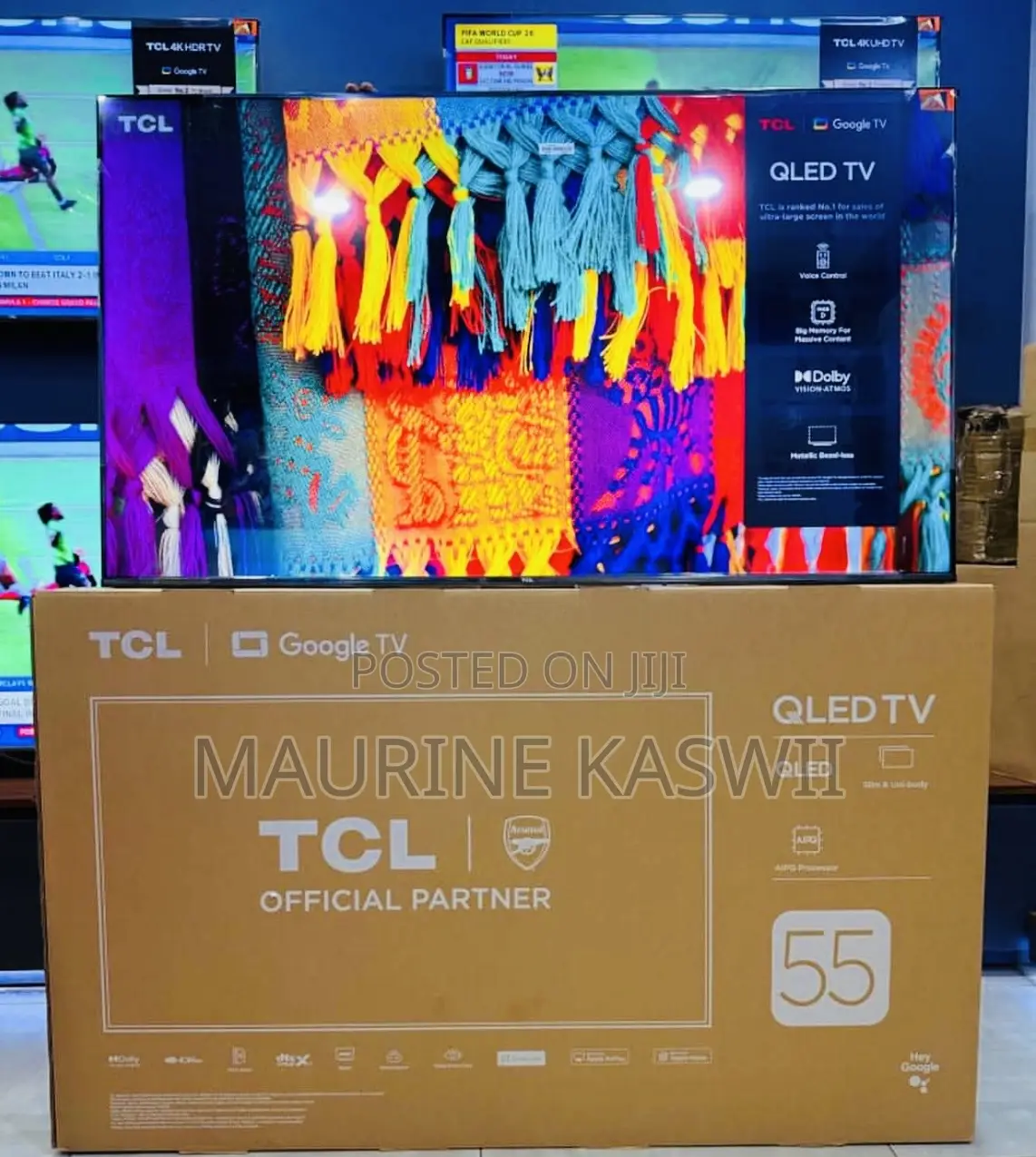 TCL Qled 55” T6c Google