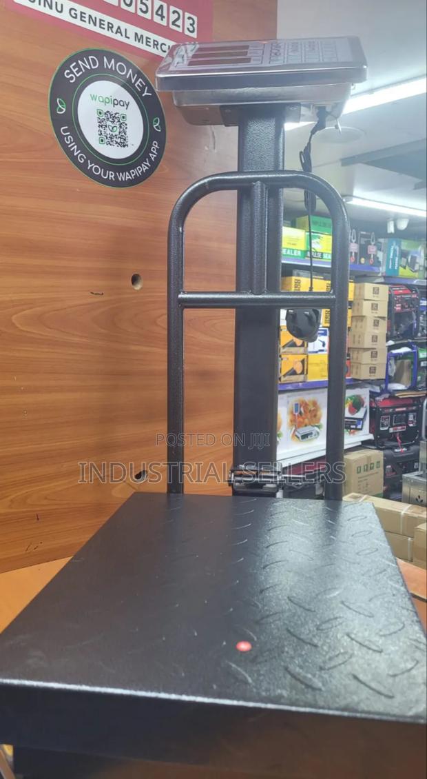 Grey Platform With Grill 150kgs Weighing Scale
