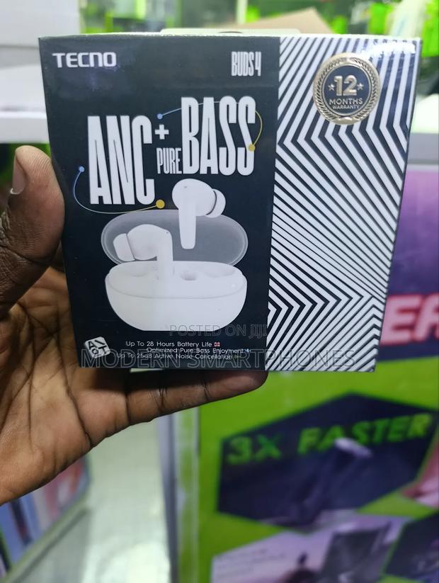 Tecno Buds 4 True Wireless Stereo Earbuds Bluetooth Earphones - thumbnail 2