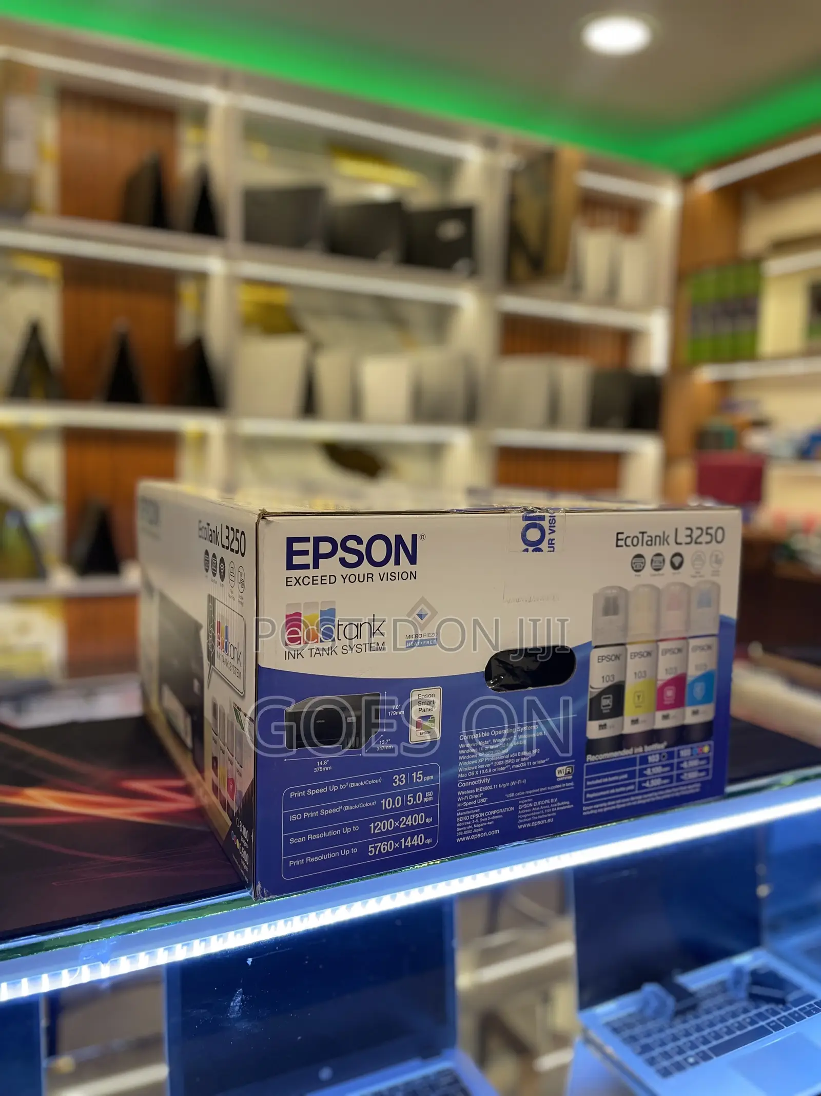 3 in 1 Printer ( Print Scan and Copy ) 4 Inks Wifi Compatible