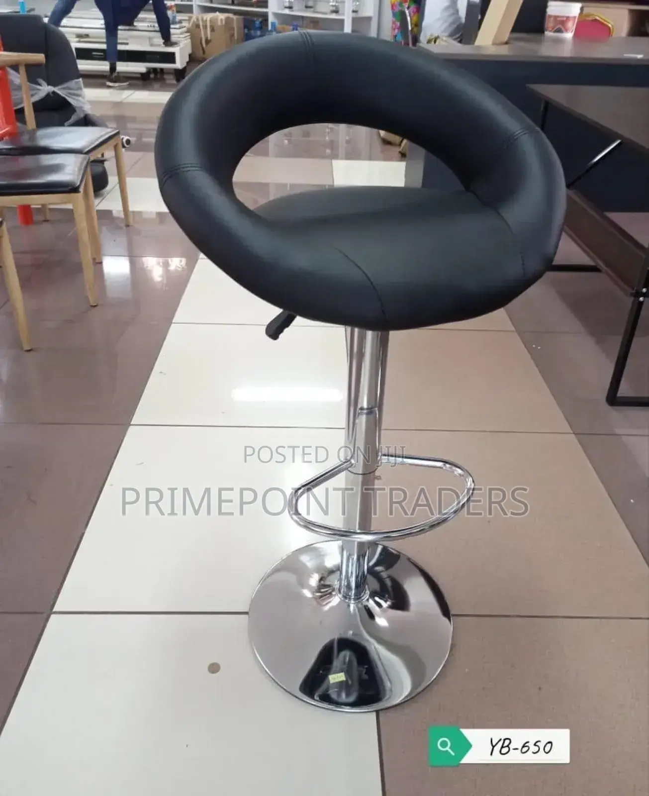 Sleek Modern Adjustable Bar Stool