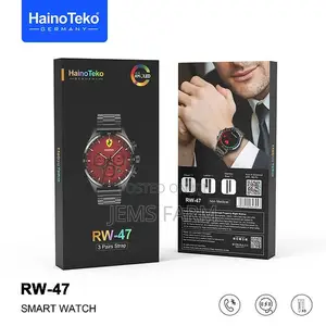 Haino Teko Germany Rw47 Amoledsmartwatch 3 Straps and Wireless Charger