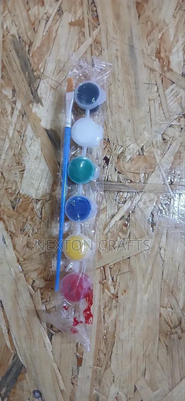3 Ml Acrylic Paints 6pcs and Paint Brush