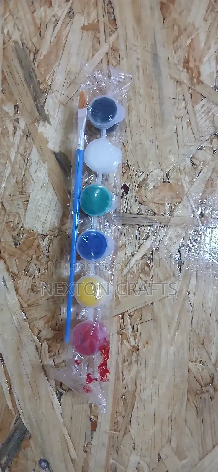 3 Ml Acrylic Paints 6pcs and Paint Brush