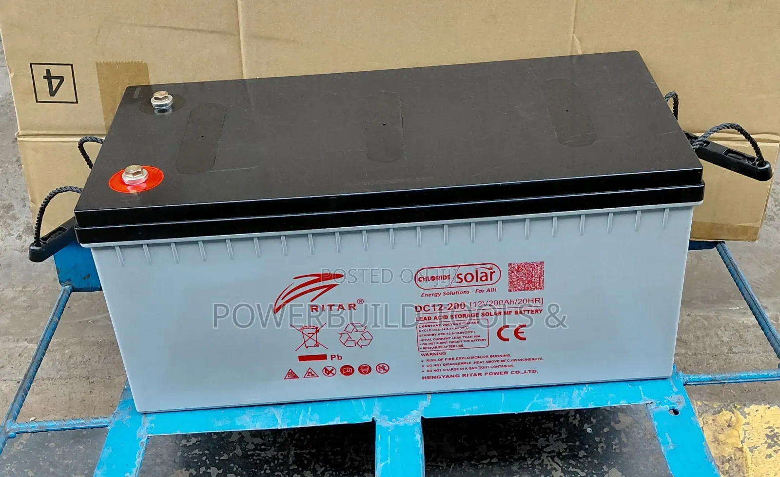 Ritar Dc12-200 12v 200ah Lead Acid Storage Solar Mf