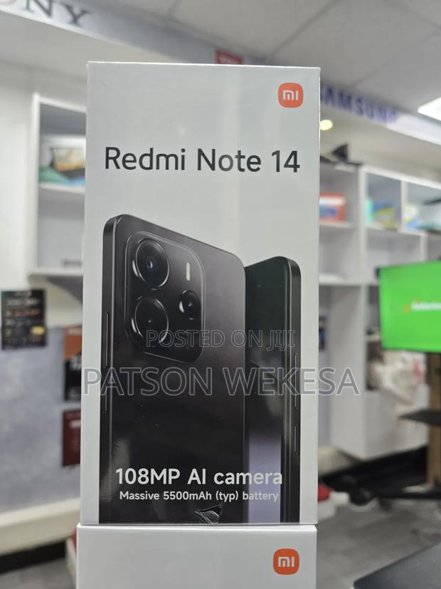New Xiaomi Redmi Note 14 4G 256 GB Blue - thumbnail 2