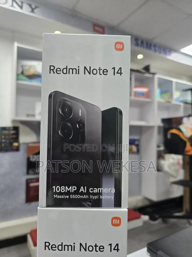 New Xiaomi Redmi Note 14 4G 256 GB Blue - thumbnail 3