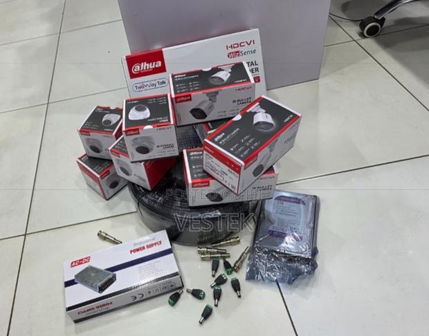 8 Channels Dahua 8 CCTV Cameras Full Hd 2mp CCTV Camera Kit