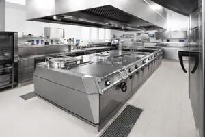 Stainless Steel Hotel Kitchen