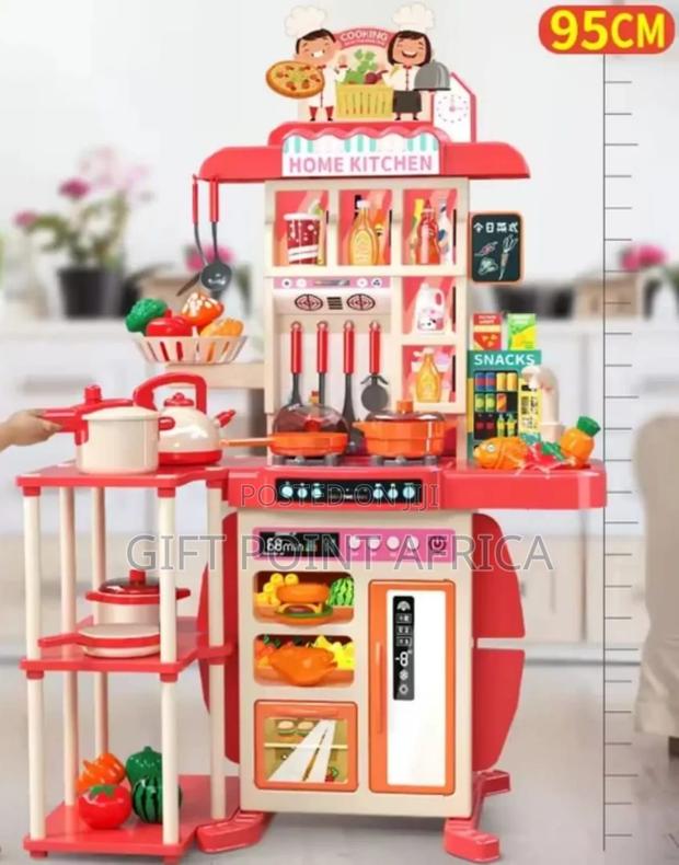 73 Pcs Kitchen Set With A Height Of 95 Cms With Light And Sound