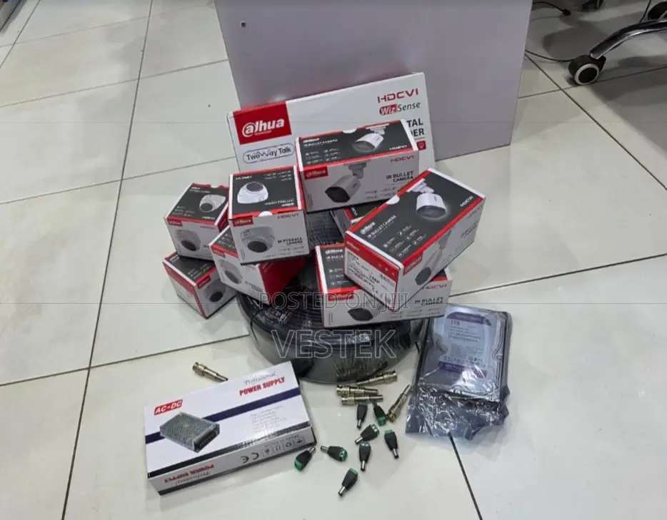 Quality Dahua 8 Hd Ip CCTV Cameras Full Kit 8 Channel Dahua Complete
