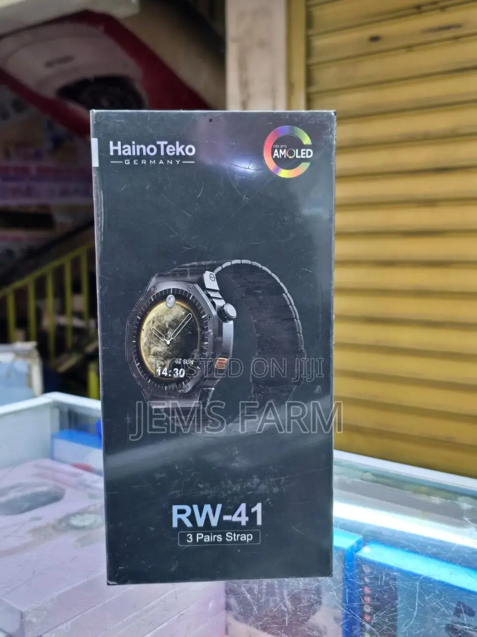 Haino Teko Germany Rw41 Amoled Display Smartwatch With 3 Straps
