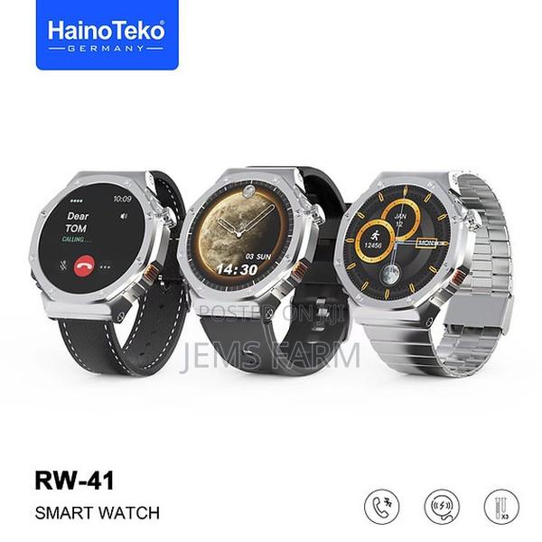 Haino Teko Germany Rw41 Amoled Display Smartwatch With 3 Straps - thumbnail 4