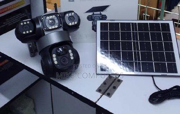 3in1 Ai Solar Camera With Street Light Solar System - main view