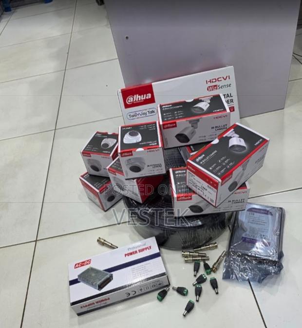 Dahua 8 Hd CCTV Cameras Full Kit 8 Channel Dahua DVR 1000gb