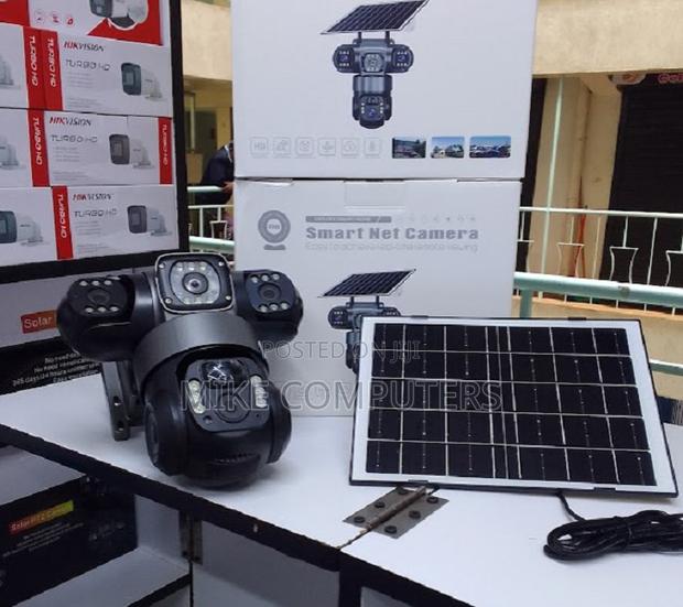 PTZ Rotating 4g Triple Lens Ai Smart Camera - main view