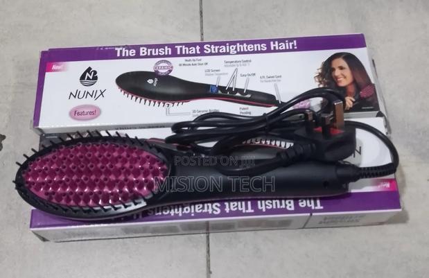 Simply Straight Hot Comb Ceramic Hair Brush Straightener*