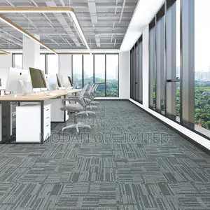 Durable Office Carpet Planks _ Easy to Install