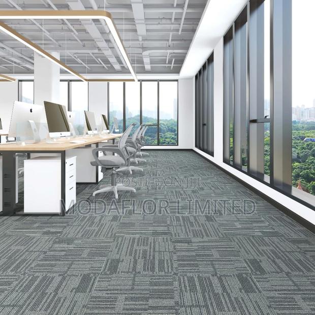 Durable Office Carpet Planks _ Easy to Install - main view