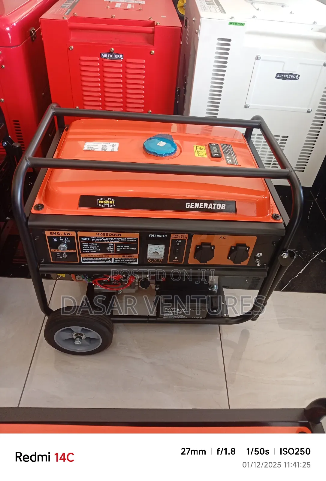Hisaki Power Generator Hk6500en
