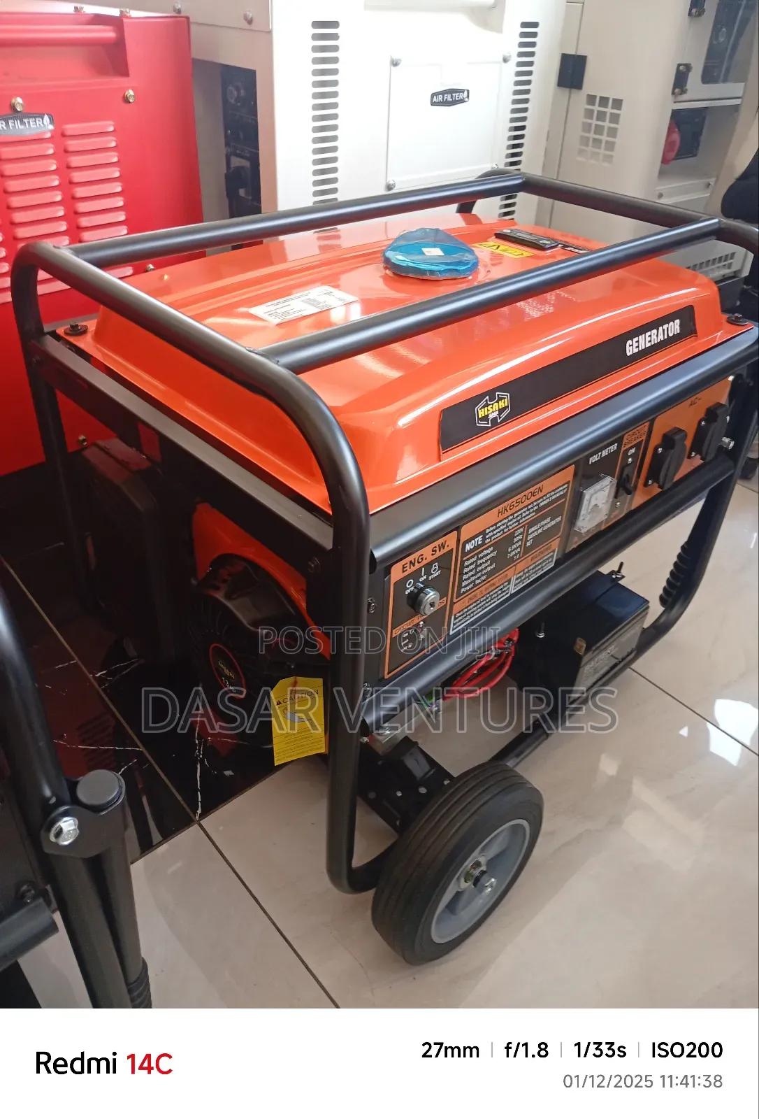 Hisaki Power Generator Hk6500en