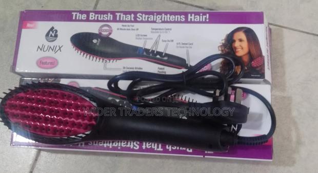 Simply Straight Hair Straightening Brush Comb Electric