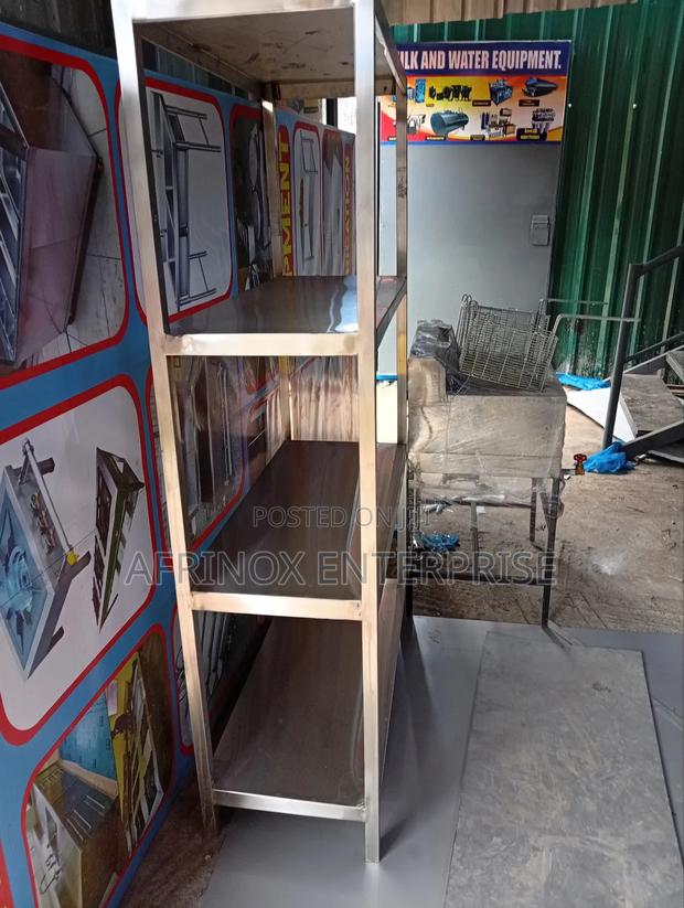 Stainless Steel Kitchen Rack, Good for Storage - main view