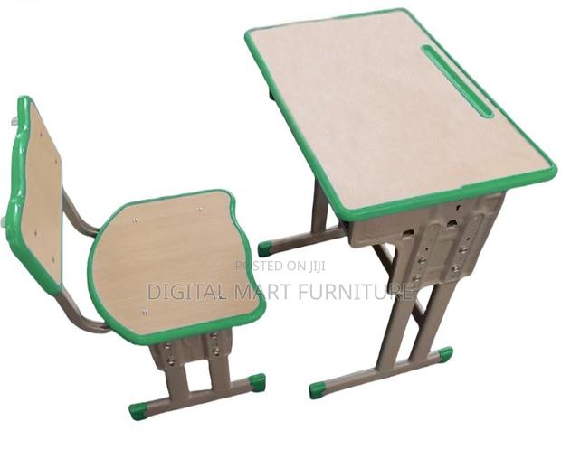 Brown Junior Study Desk and Chair - thumbnail 2