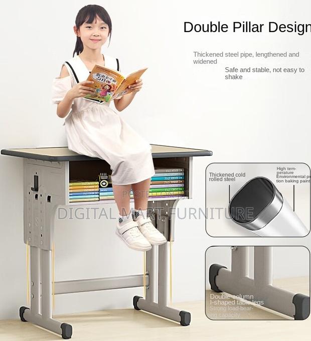 Brown Junior Study Desk and Chair - thumbnail 4