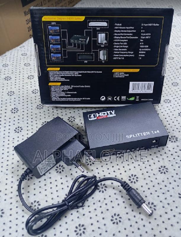 4-Way 1080p HDTV Hdmi Splitter 1x4