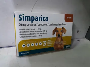Simparica 20mg Chewable Dog Tablets 5-10 Kg Ticks and Fleas