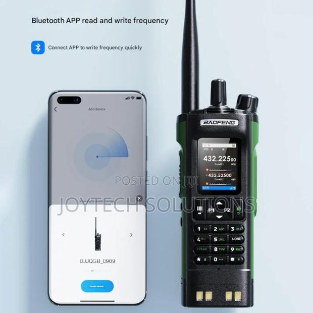 New Baofeng Uv-32 Walkie Talkie GPS 10w Bluetooth App Programming - thumbnail 2