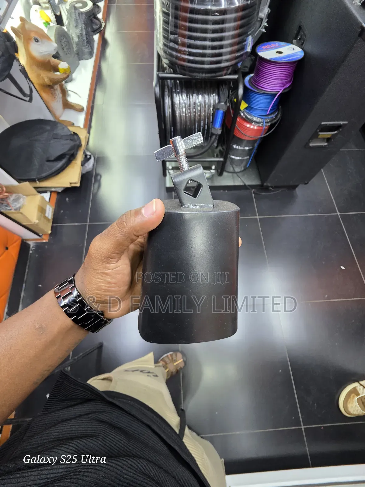 Small Metalic Cowbell