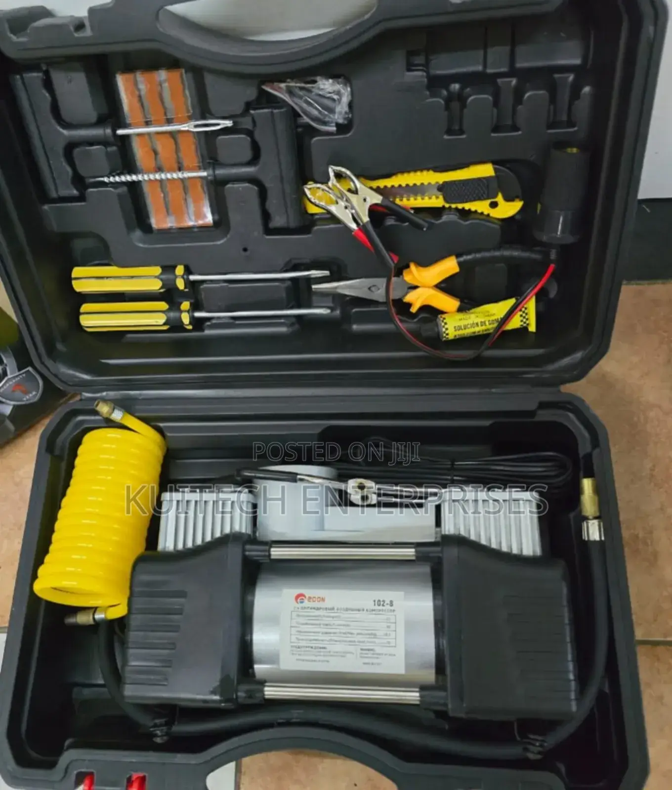 9l Edon Portable Air Compressor/ 2 Cylinder Portable Air Compressor