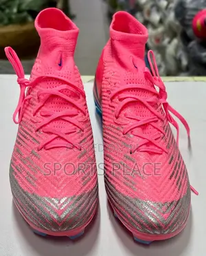 Pink High Top Mercurial Superfly Air Zoom Football Boots