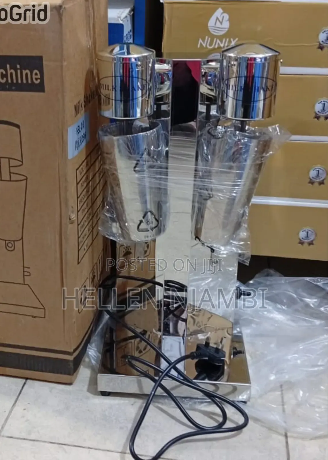 Stainless Steel Double Milkshake Machine