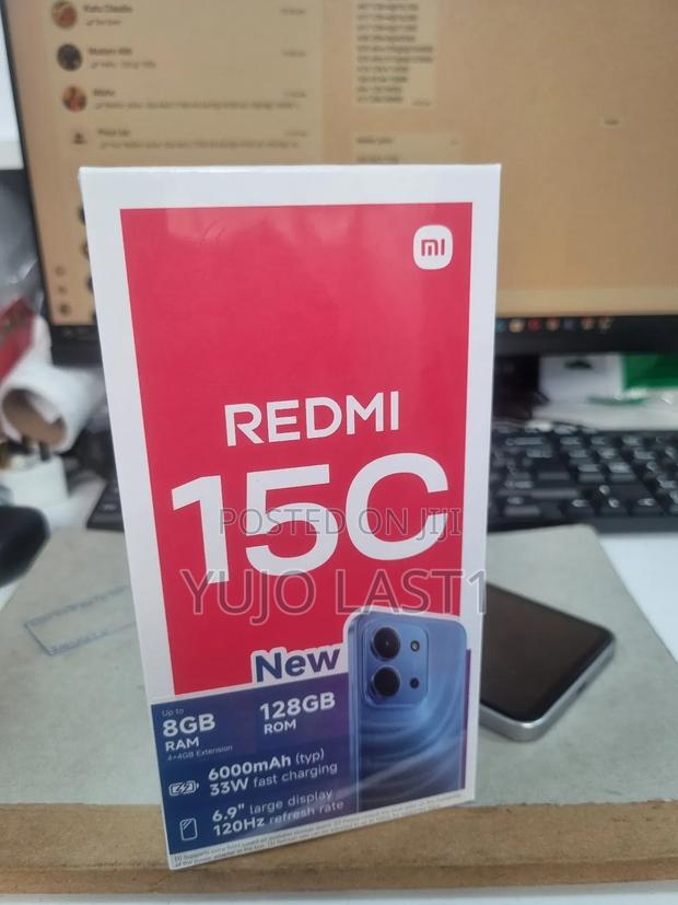 New Xiaomi Redmi 15C 4G 128 GB Black