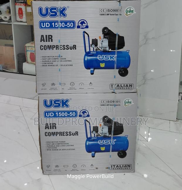 Electric Direct 50l Compressor 1500w/2hp - thumbnail 2