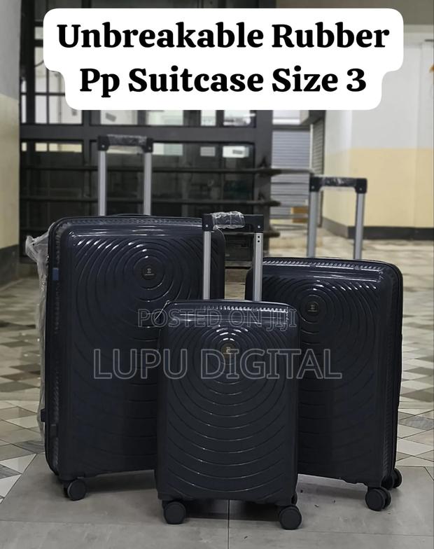 Size 4 3 in 1 Unbreakable Rubber Pp Suitcase - thumbnail 2