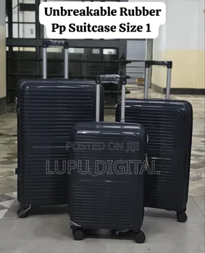 Size 4 3 in 1 Unbreakable Rubber Pp Suitcase