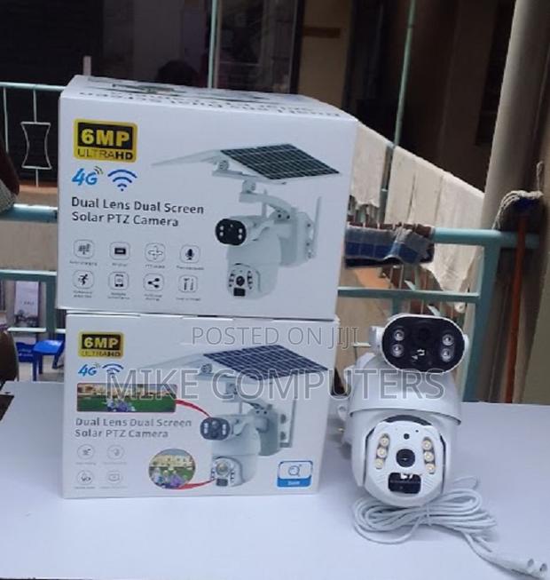 Compact New 6mp Ultrahd Ubox Outdoor Solar PTZ Camera