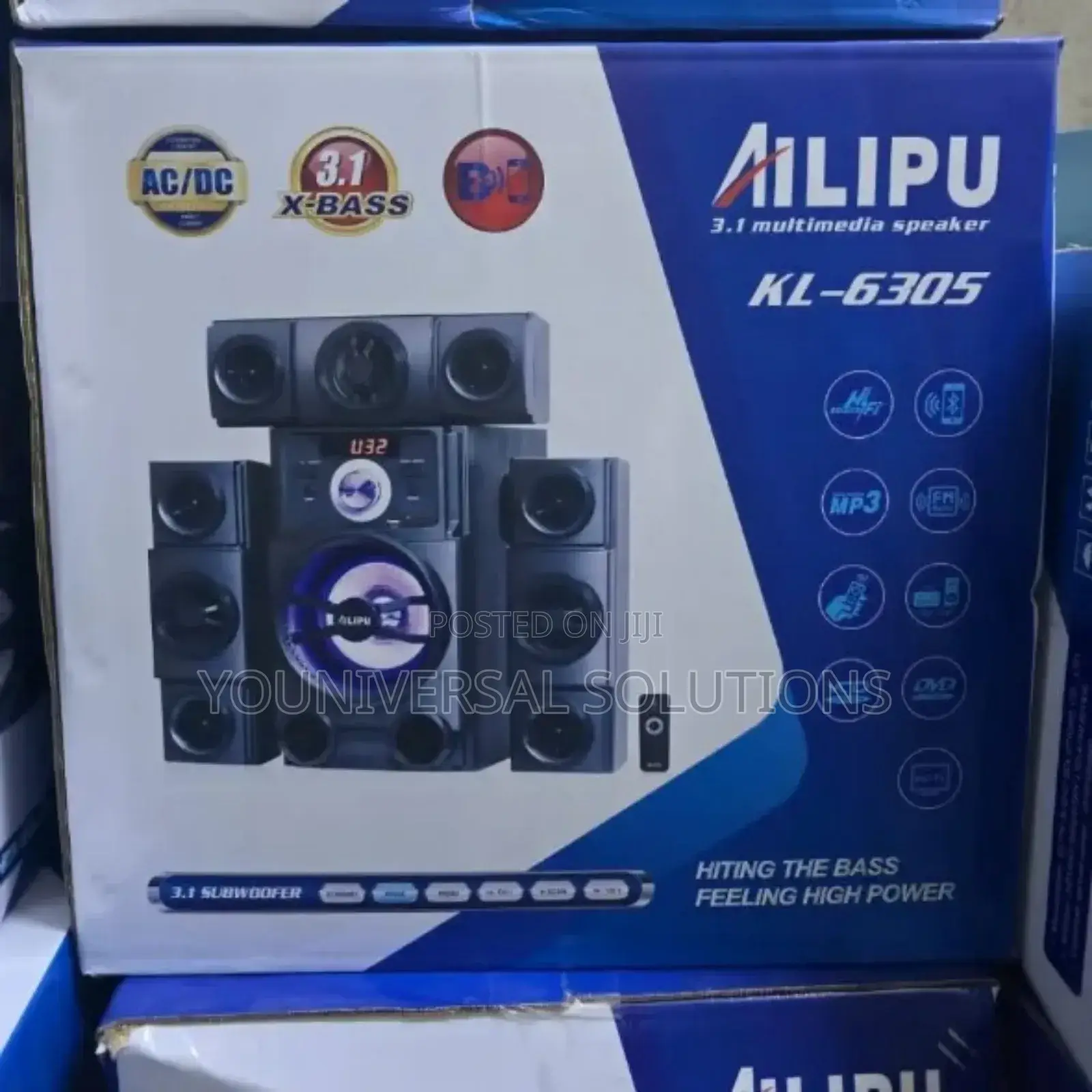 3.1ch Ailipu Homethearte Multimedia Speaker System Woofer