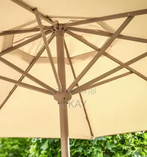 3m Round Parasol - Beige