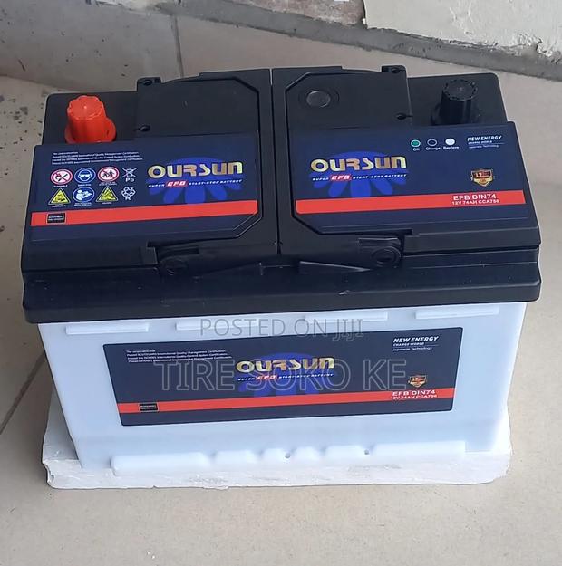 Din 70/74 Oursun E.F.B Start - Stop Battery
