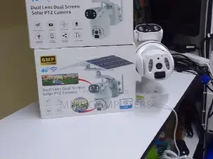 U-Box Dual Lens Dual Screen Solar PTZ Camera 6mp