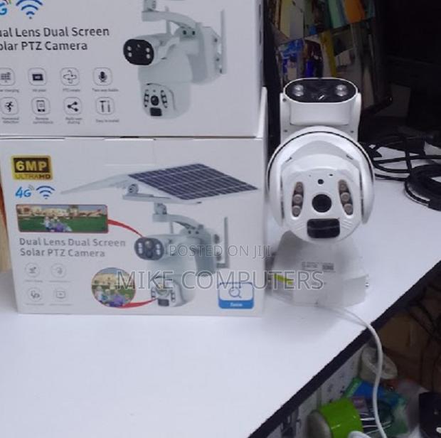 Hd Intelligent Security Outdoor 4g 6mp Dual Lens Ubox Camera PTZ