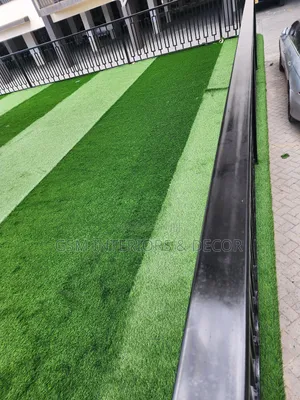 Artificial Green Grass Carpets Parallel Grained