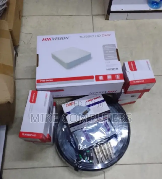 Hikvision 4 1080p CCTV Kit Night Vision Activated Multiple User Access