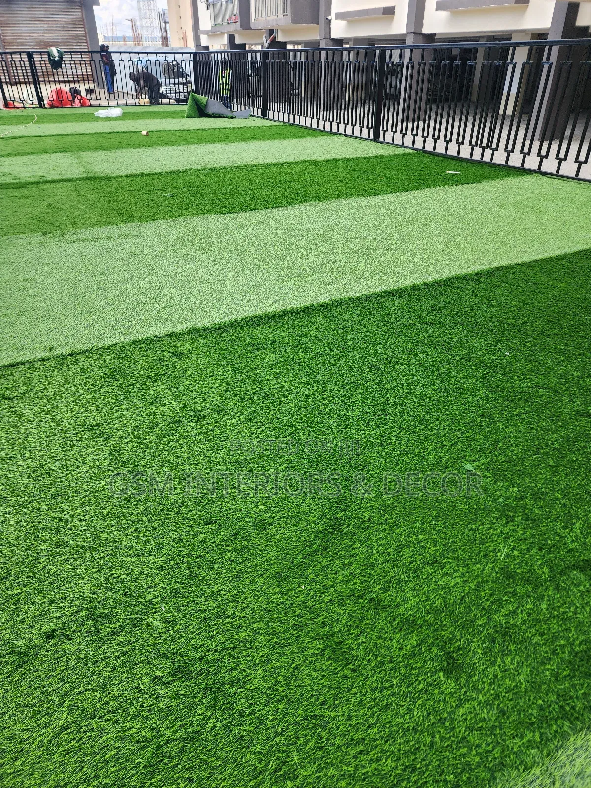 Artificial Smart Green Grass Carpets Fluffs