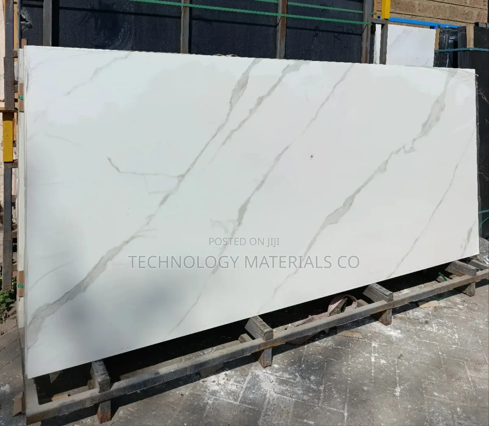 Fish Berry White Sintered Stone Slab – 270cm × 120cm